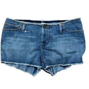 Abercrombie & fitch women’s 4 cut off raw hem denim short shorts